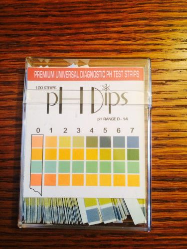 Ph test strips diagnostic-specialty litmus paper.  100 strips qty. for sale