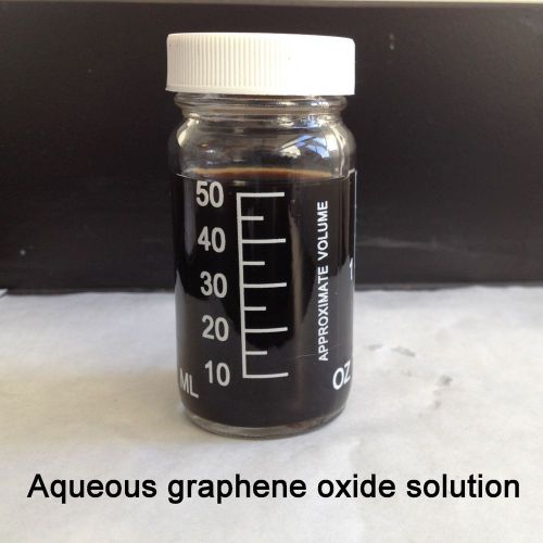 Aqueous Single-Layer Graphene Oxide (GO) Solution, 50 mL/bottle, 1 mg/mL