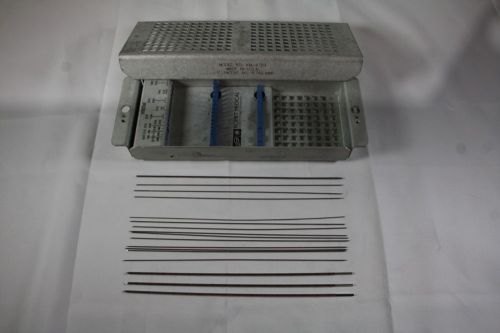 Komet Medical Combination Sterilization Tray KM-9703 W/ Instruments *Used*