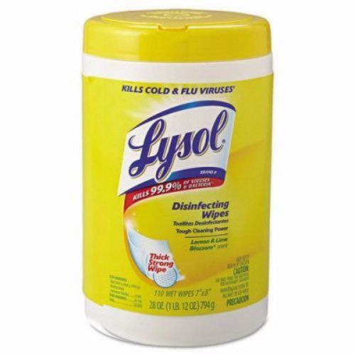 Lysol Brand Disinfecting Wipes, Citrus, 6 Canisters (RAC78849)