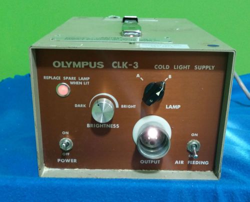 Olympus Cold Light Supply Model CLK-3