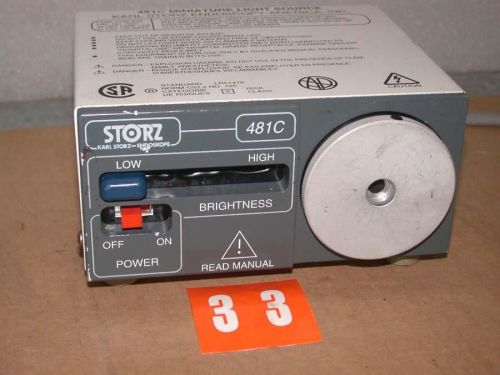 Storz 481C miniature light source endoscopy used working condition  Free S&amp;H
