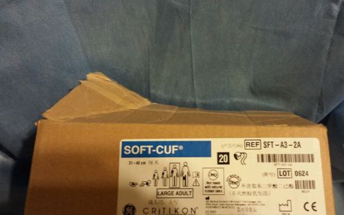 1 Case of  19  Critikon Soft-Cuf LARGE ADULT #SFT-A3-2A