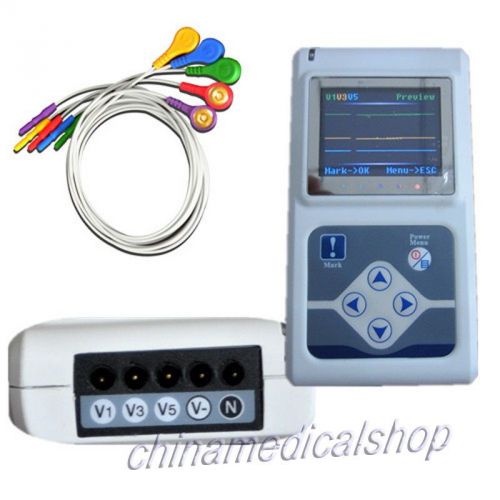 2014 newest 3-channel ecg holter system/recorder monitor analyzer software oled for sale