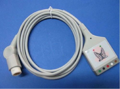 HP  5 Lead Patient Monitor ECG Cable AHA  Ecg Trunk Cable