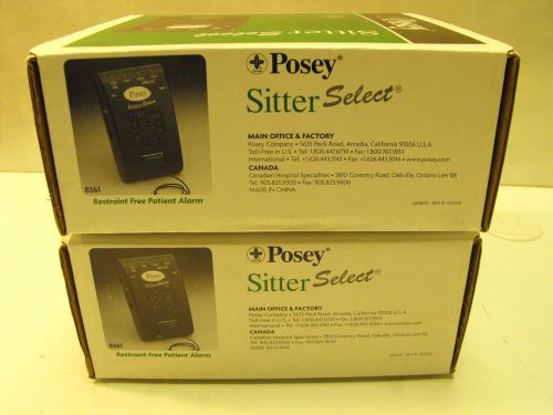 POSEY SITTERS RESTRAINT FREE PATIENT ALARM QTY 2 PART # 8361 NEW IN BOX