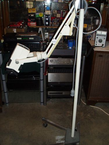 Burton Halogen Exam Adjustable Floor Standing Light on Wheels