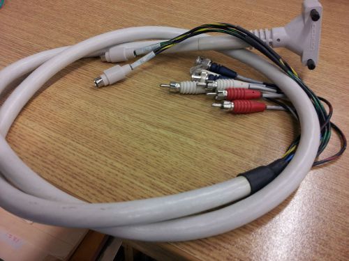 Acuson p/n 26265 serial vcr cable assembly, shld, mld. for sale