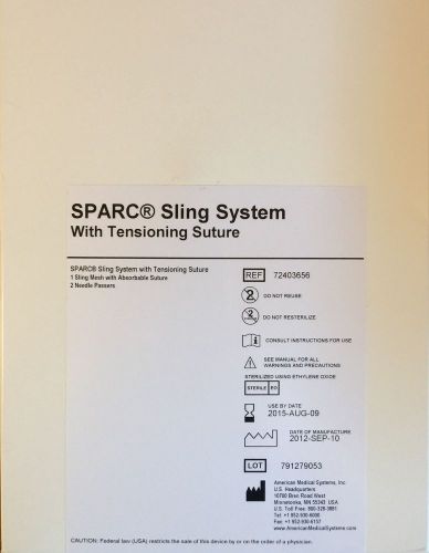 Ref# - 72403656 SPARC Sling System