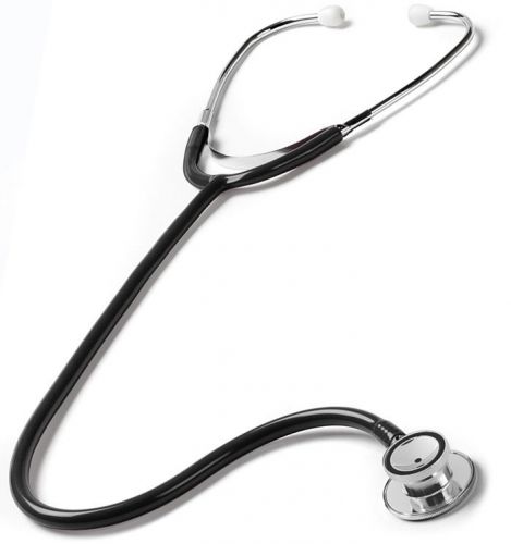 Dual Head Stethoscope (Pediatric Chest Piece) in Black