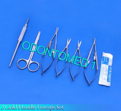 11 pcs medical student basic suture laceration removal kit+scalpel blades#15 for sale