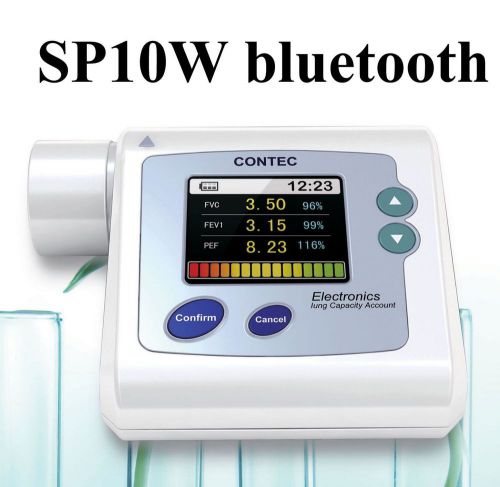 bluetooth SP10W ,Handheld Spirometer Lung Check,Pulmonary Function Software ,PC