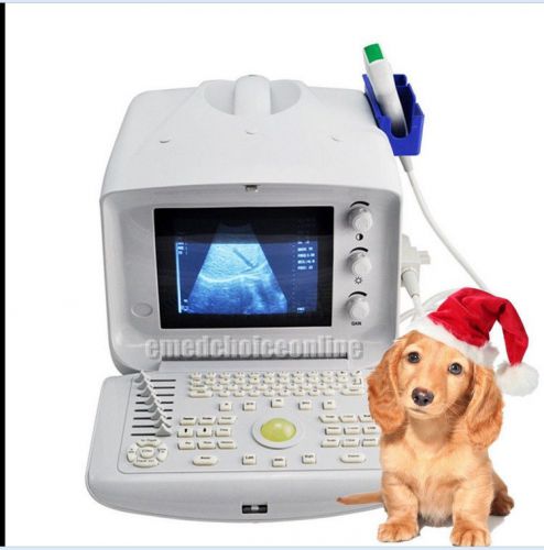 Veterinary animal 3d ultrasound machine scanner w 3.5mhz convex abdominal probe for sale