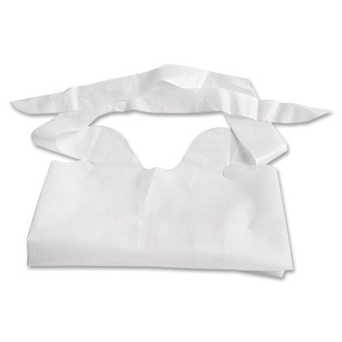 Medline Waterproof Plastic Bibs -15&#034;Wx20&#034;L - Plastic - Medical Use - 500 / Case