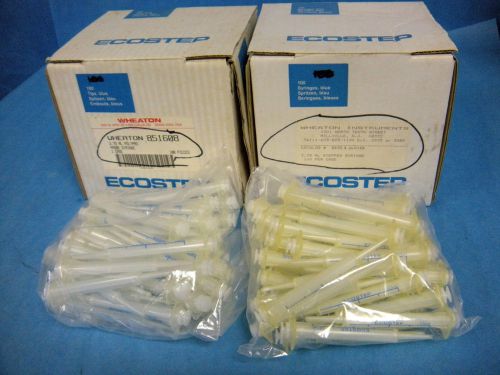 Ecostep Wheaton 3.75ml Disposable Syringe 851608 Lot of 180+ new