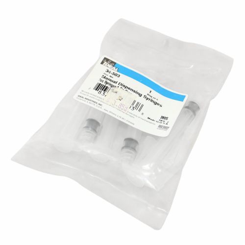 Ideal 34-503 3cc Manual Syringe &amp; Tip Cap (5 Pack)