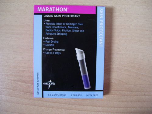 !  Medline Marathon Liquid Skin Protectant,0.5g Vials - MSC093001 5 Pack Box