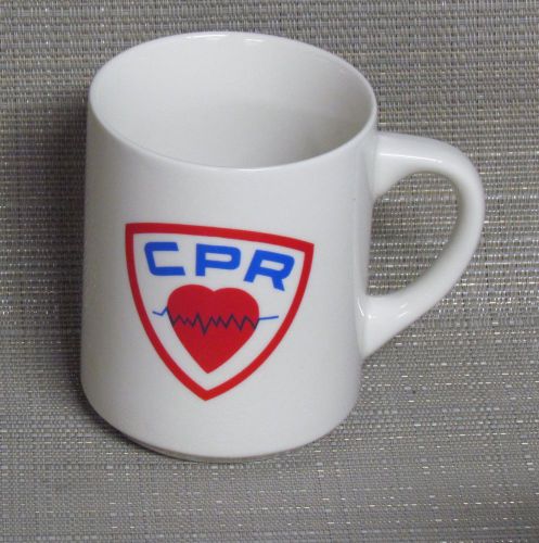 Cpr logo on 8 oz stoneware coffee mug ems for sale