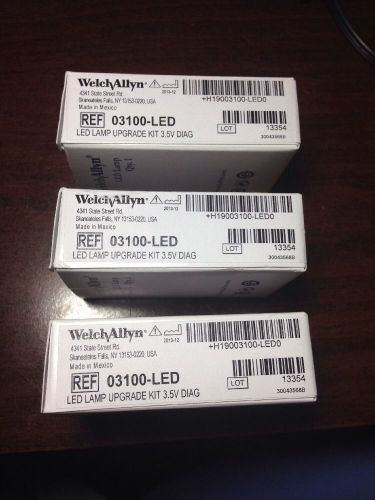 Welch Allyn 03100-led Lot Of 3