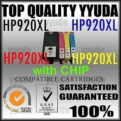 8 ink cartridge w chip 920 920xl for hp officejet printer 6000 6500 7000 printer for sale