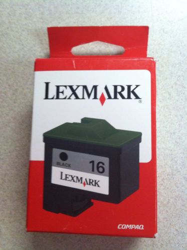 Lexmark 16 new black ink cartridge
