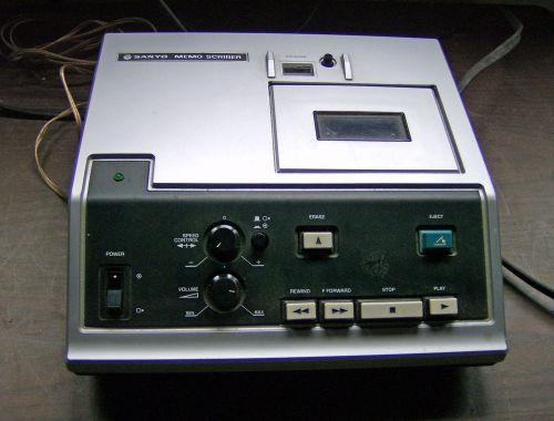 Sanyo Memo Scriber TRC-8010A and Foot Controller