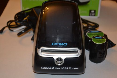 Dymo LabelWriter 450 Turbo Label Printer w/ Free 2 5/16 X 4 Labels
