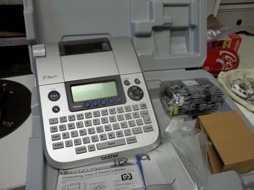 BROTHER P-Touch LABELER Label Maker Model PT-1830 _ NEW! With Hard Case