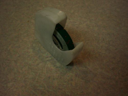 DYMO embossing Tape GREEN WITH RED FLECKS 1/4&#034;