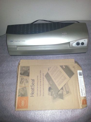 Gbc heatseal h400 12.75&#034; pouch laminator 120 volt/60hz/700 watts + 100 pack for sale