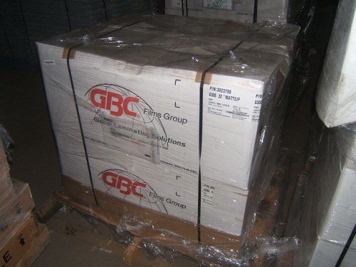 4 rolls gbc 8300 matte polypropylene scuff free film laminate 32&#034; x 9000&#039;  3&#034;cor for sale