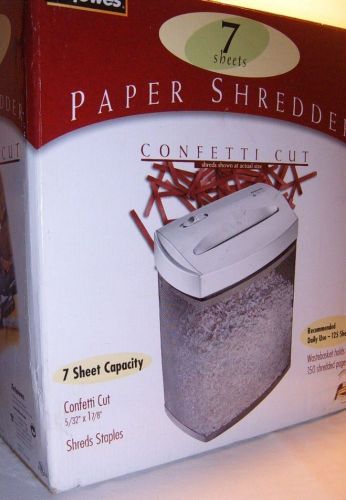 Paper shredder fellowes s701cm confetti cut – black/silver for sale