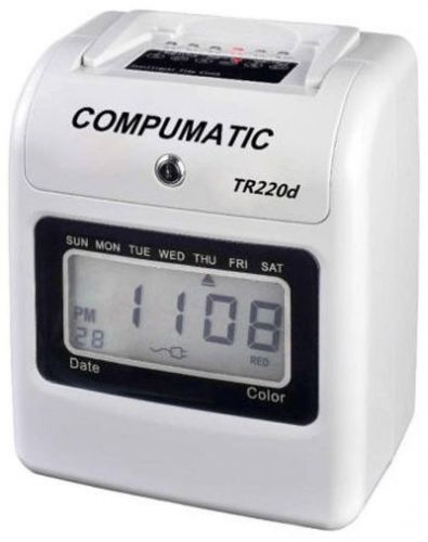 Brand new compumatic tr220d automatic employee payroll time clock for sale