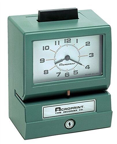 Acroprint Heavey Duty Manual Battery Operated Time Clock