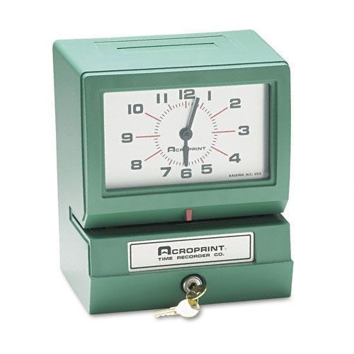Acroprint 150AR3 Automatic Time Recorder Electric print punch er stamp er clock