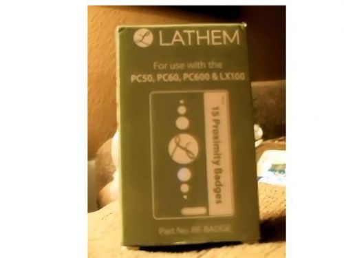 Lathem 15 Proximity Badges for use with the PC50, PC60, PC600 &amp; LX100
