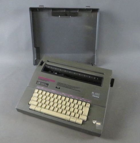 Smith Corona Electric Typewriter Model SL 480 w.Case