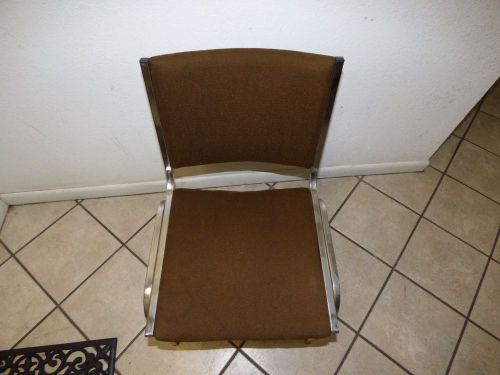 73 extra wide brown church chairs for sale