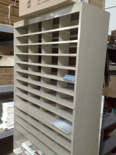 VERTICAL METAL LITERATURE CABINET, OPEN FACE FOR MARKETING MATERIAL