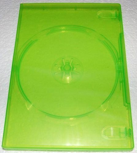 New Xbox 360 Game Case Box Translucent Green DVD CD R Movie Pack of 25