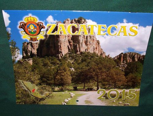 2015 Calendar Espanol Spanish Calendario Zacatecas Mines Mexico Glossy Photos