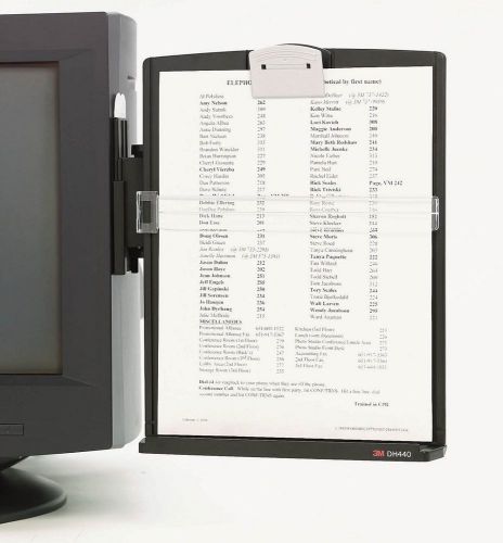 3m monitor mount document holder flat lcd screen 9.375&#034; x 12&#034; for sale