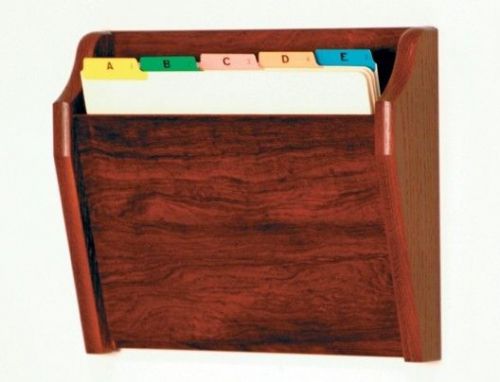 Wooden mallet single tapered pocket chart holder dark red mahogany for sale