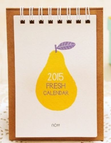 MADE IN KOREA/2015 table calendar box purchase(210p)/scheduler/planner/diary