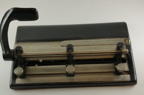 Master Products Mfg Co 3 Hole Punch Heavy Duty Adjustable Series 25