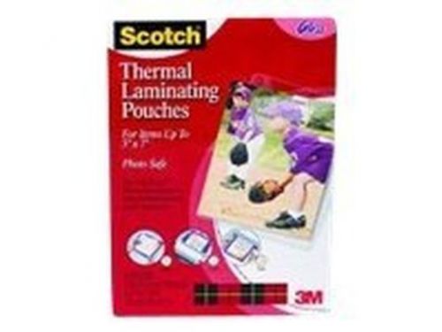Scotch - 20-pack - clear - 5 in x 7 in lamination pouches TP5903-20