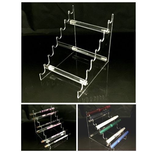 Acrylic Desktop Display Eight Spaces Holder for Pen Vaporizer Jewelry Nail Brush