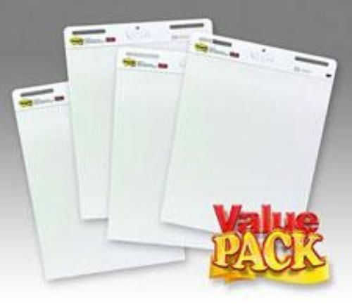 Post-it self-stick easel pads 4 pack for sale