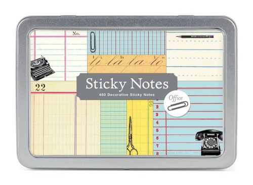 Cavallini &amp; Co. Office Sticky Note Pad Set / Decorative Post its