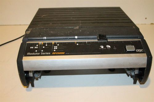 Used gbc modular series mp2500ix interchangeable die punch office supplies. for sale